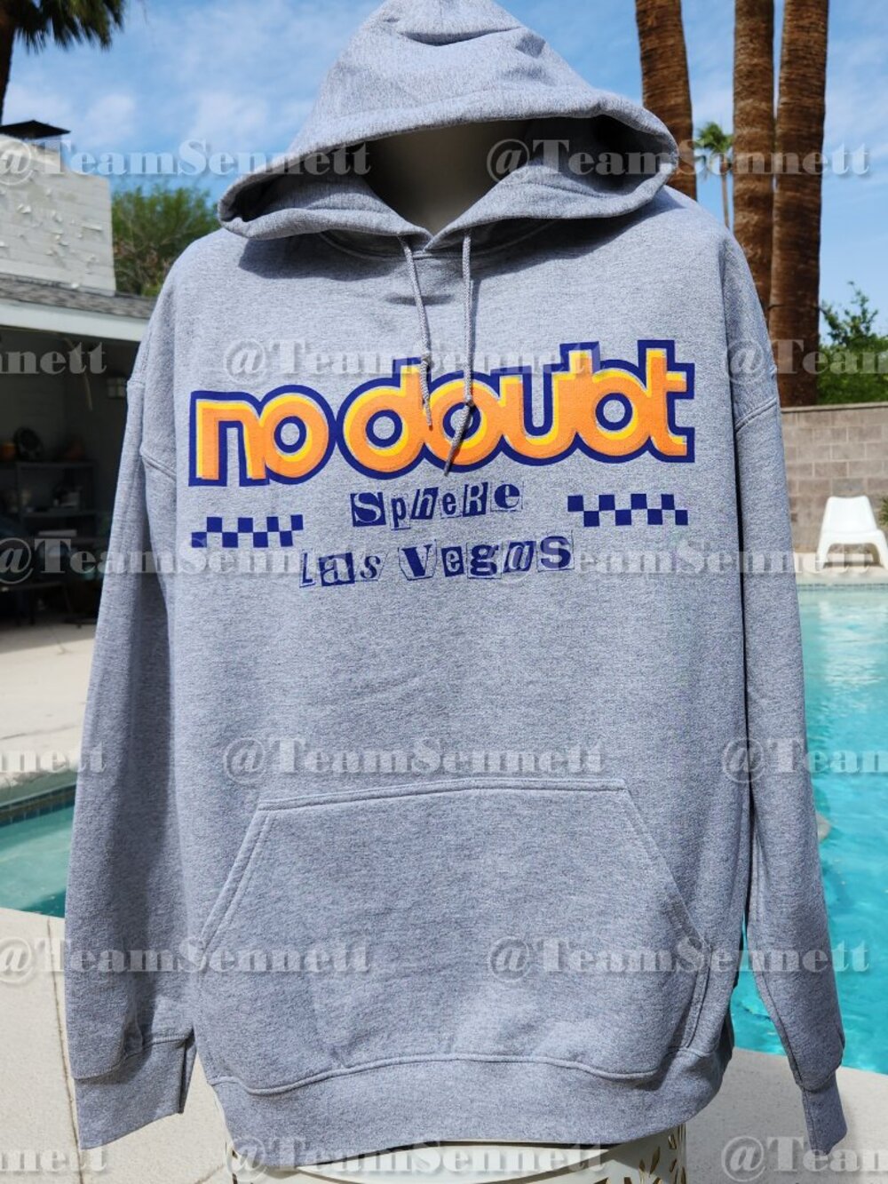No Doubt Grey Hoodie / Pullover Style / Las Vegas Sphere Residency 2026